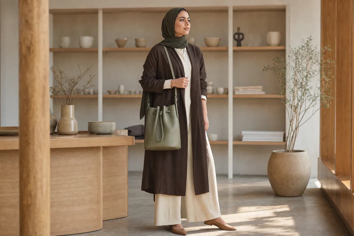حقيبة دلو ناعمة بلون الميرمية